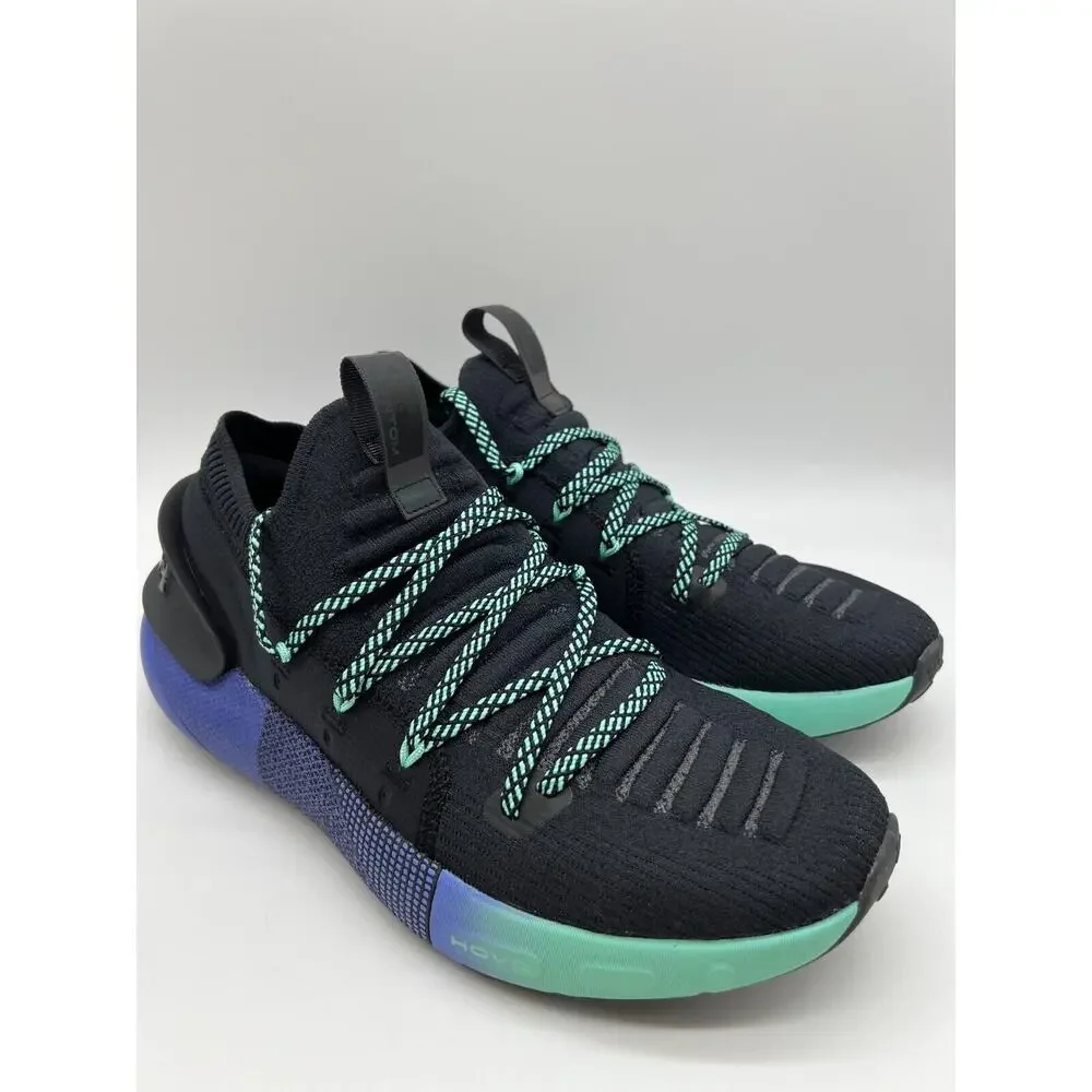 Under Armour HOVR Phantom 3 Running Shoes Black/Periwinkle 3026993-001 Men 10.